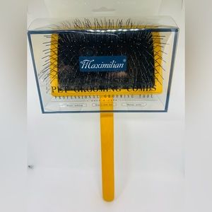 Brush for Dog, Slicker for Grooming, Groomgrip Coating, Yellow , Large NEW!!!